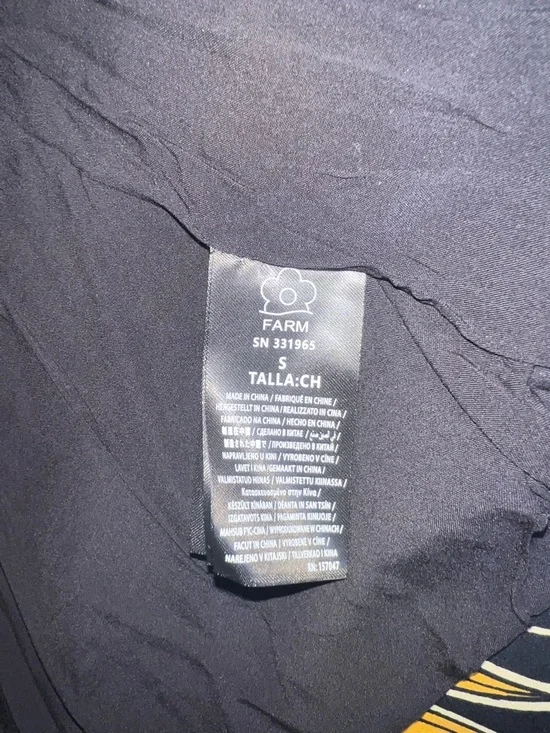 Farm Rio Toucan Spirals Blazer NWT Off White Tropical Print Jacket S - Picture 15 of 16